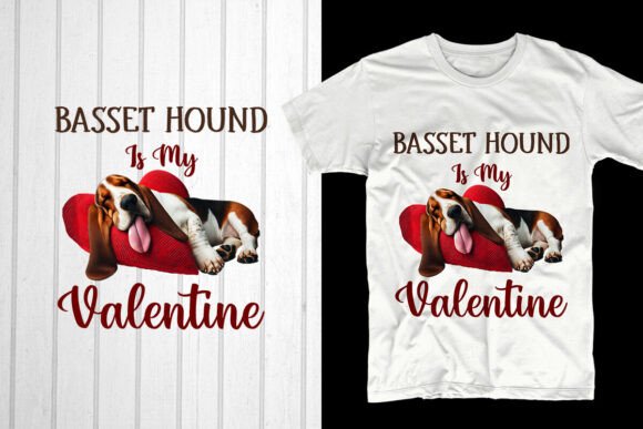 Basset Hound Is My Valentine