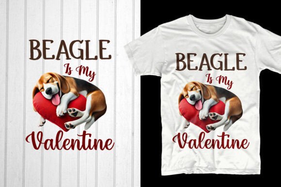 Beagle Is My Valentine: A Stylish and Versatile Design for Your POD Business