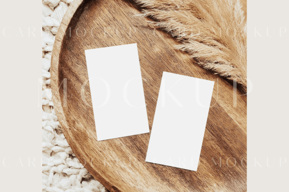 Boho Vertical Business Card Mockup – A Strategic Tool for Creative Professionals
