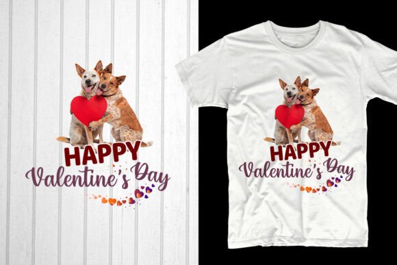 Happy Valentine's Day Red Heeler Couple: A Strategic POD Design for Entrepreneurs