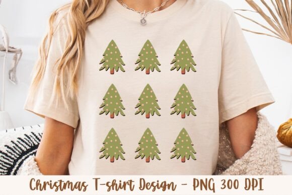 Merry Christmas T-Shirt Design PNG 507